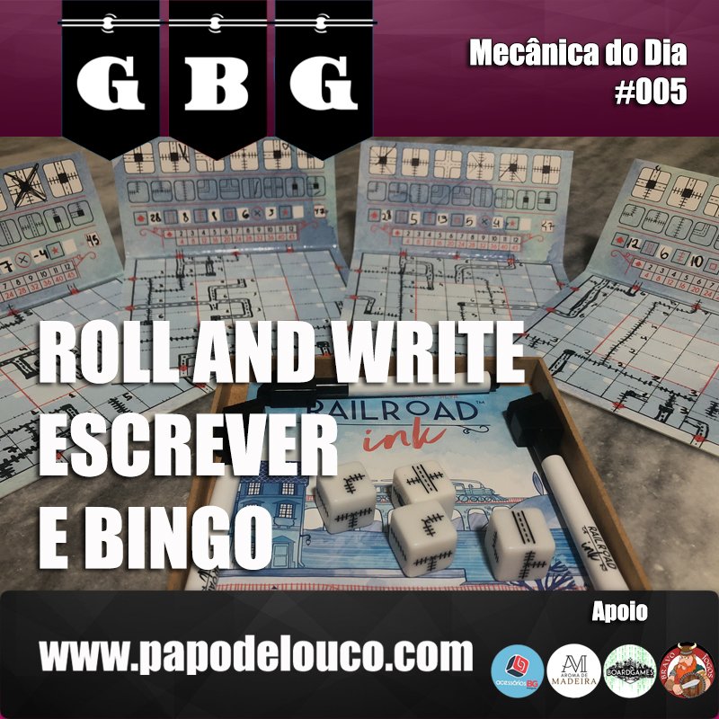 GBG Mecânica do Dia #005 - Roll and Write, Escrever e Bingo episode artwork